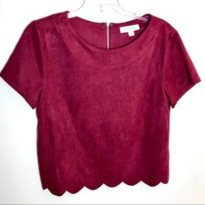 Suede top - Boutique label